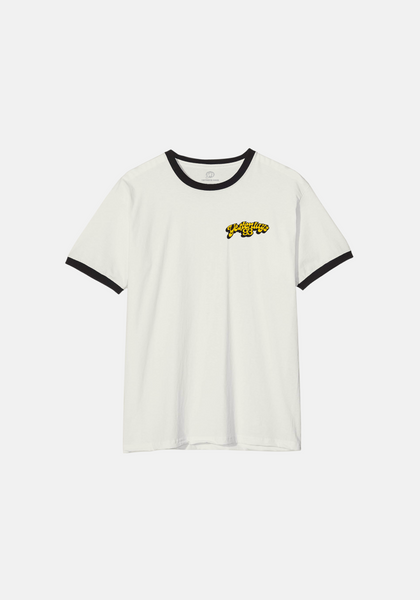 Tシャツ・カットソー 1993studio 93 Track Ringer T-Shirt_Ivory 1993스튜디오 | TRACK RINGER T-SHIRT - ivory, red STRIPE T